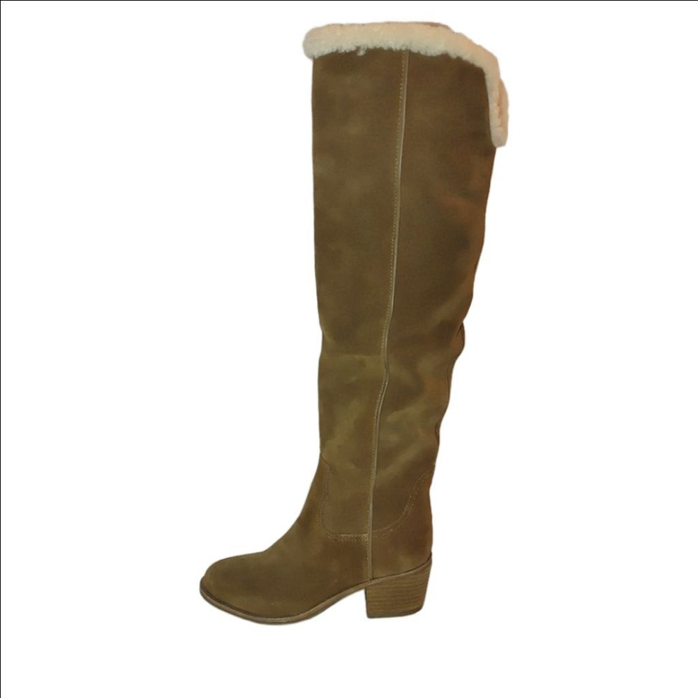 Gianni Bini Suvie Suede Tall Fleece Lined Boots NWOT